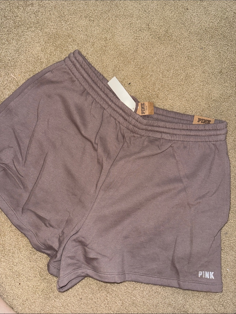 Pink - high rise campus shorts  XL